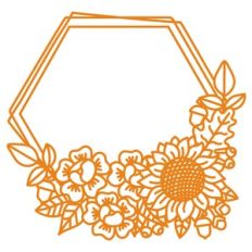 hexagon wreath