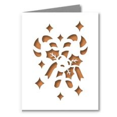christmas candy canes card