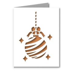 christmas ornaments card