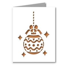 christmas ornaments card