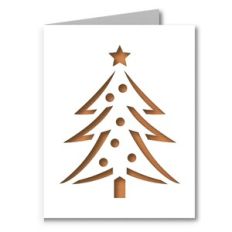 christmas tree card