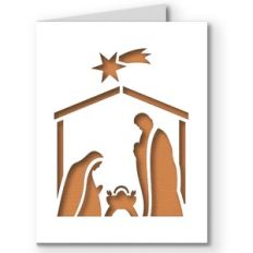 nativity card