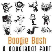 Boo-gie Bash Doodlebat Font