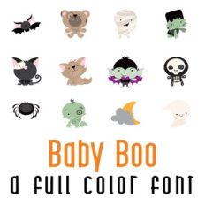 Baby Boo Full Color Font