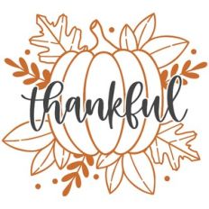Thankful Fall Pumpkin