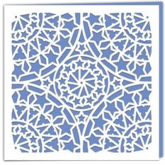 Star Mandala Lace Card