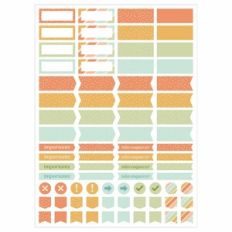 Adesivos para planners e agendas | Português - BOHO