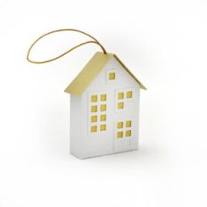 3d house christmas ornament