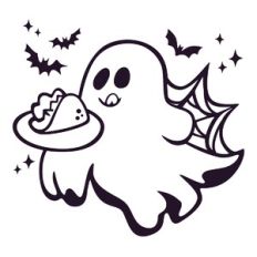 Ghost with Taco