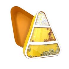 Candy Corn Box with Shaker Lid