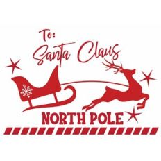 Santa Letter Stamp