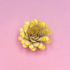 YELLOW DIGITAL SPIRAL FLOWER 80
