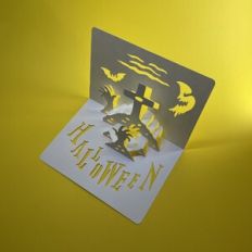 HALLOWEEN GRAVE POPUP CARD # 4
