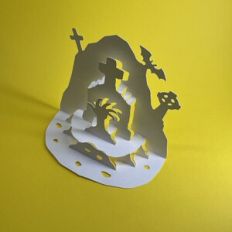 HALLOWEEN GRAVE POPUP DECORATION # 1