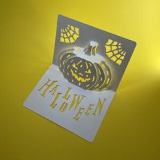 HALLOWEEN PUMPKIN POPUP CARD # 1