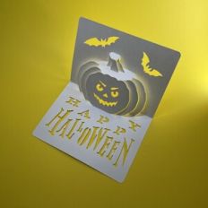 HALLOWEEN PUMPKIN POPUP CARD # 2