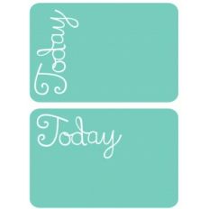 today 4 x 6 journaling cards
