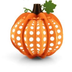 3D Pumpkin 24 Sides Dots