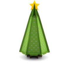 3D Christmas Tree Stars