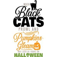 When black cats prowl and pumpkins gleam