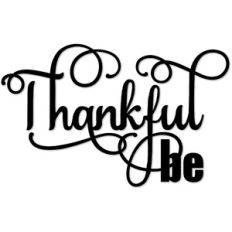 Thankful Be Flourish Phrase