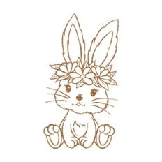 Bunny in a wreath