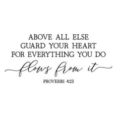 above all else guard your heart