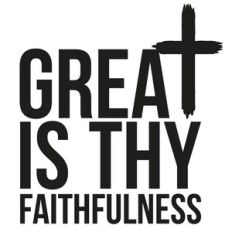 Great Is Thy Faithfulness Cross Quote