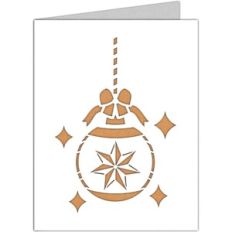 christmas ornament card
