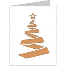 christmas tree card