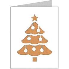 christmas tree card