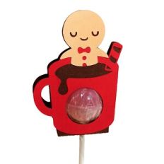 Gingerbread Man Lollipop Holder