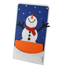 Snowflake Snowman – 3D Pocket Card