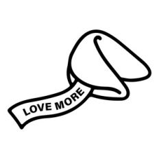 Love more Fortune cookie