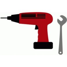 drill and wrench