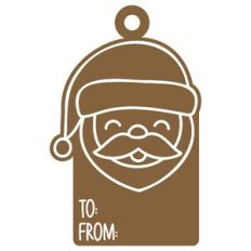 Simple Santa Tag