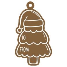 Christmas Tree Hat Tag