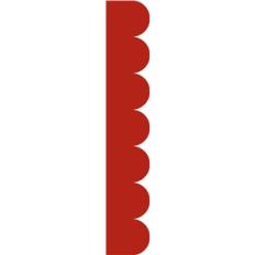 scalloped border big