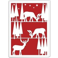 Deer in the Forest Card