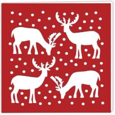 Deer in Snow Card