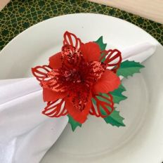 CHRISTMAS FLOWER 145 Napkin holder