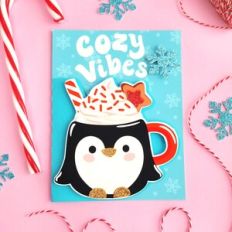 Penguin Christmas Card