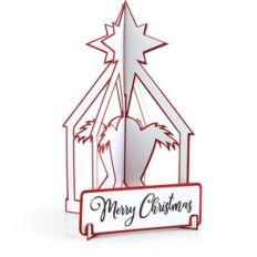 3D Easel Card Christmas Nativity