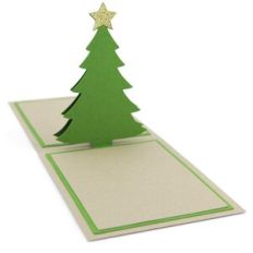 A2 Pop Up Card Christmas Tree