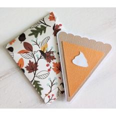 pumpkin pie card and envelope