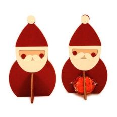 Santa Placecard Cross Slice