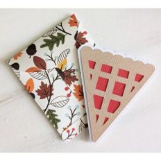 cherry pie card and envelope