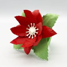 Poinsettia Napkin Ring