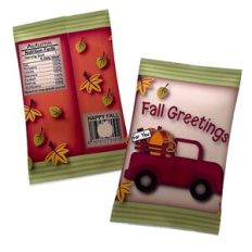 Fall Greetings Truck Chip Bag