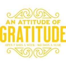 an attitude of gratitude